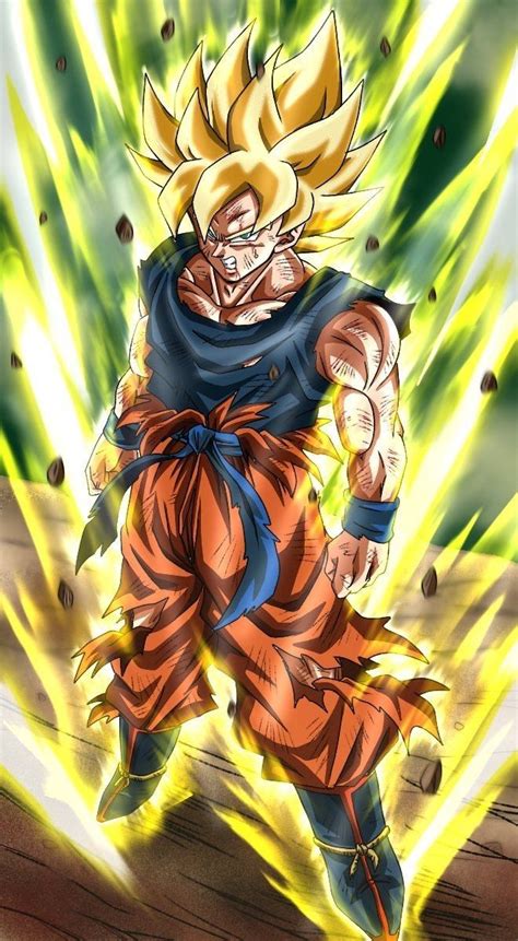 goku ssj 1 dibujo|son goku super saiyan 1.